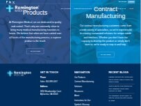 Website Screenshot Remington Medical