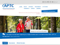 Advanced Physical Therapy Center website screenshot