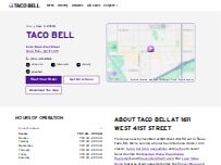 Website Screenshot Taco Bell