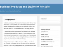 Industrial Electric Repair & Sales website screenshot
