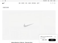 Website Screenshot Nike Factory Store - Sevierville