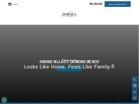 Website Screenshot Grand Villa of Ormond Beach