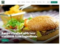 Website Screenshot Sundaes Fast Food