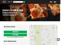 Website Screenshot Jet's Pizza