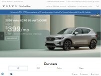 Website Screenshot Volvo Cars Gilbert
