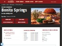 Website Screenshot Outback Steakhouse