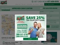 Approved Cash Advance website screenshot