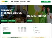 Website Screenshot Subway