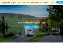 Website Screenshot Clippership RV Rentals and Sales