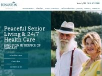 Website Screenshot Kingston Residence of Santa Fe