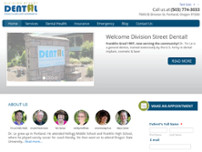 Division Street Dental website screenshot