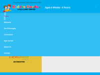 Kiddie Garden Child Care Center website screenshot