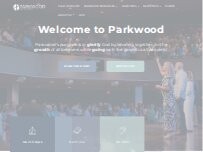 Website Screenshot Parkwood Baptist Church