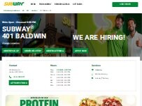 Website Screenshot Subway