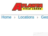 Website Screenshot Atlanta Title Loans