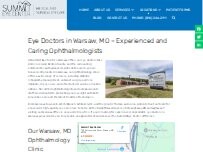 Website Screenshot Summit Eye Center