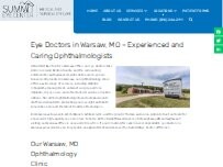 Website Screenshot Summit Eye Center