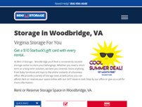 Mini U Storage website screenshot