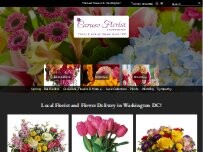 Website Screenshot Caruso Florist & Flower Delivery