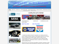 Complete Auto Repair website screenshot
