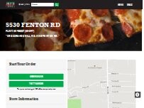 Website Screenshot Jet's Pizza