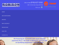 Robison Air website screenshot