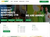 Website Screenshot Subway