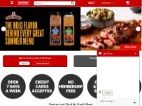 Website Screenshot Gordon Food Service Store