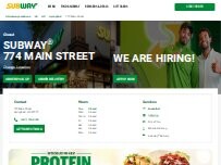 Website Screenshot Subway