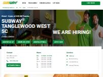 Website Screenshot Subway