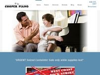 Screenshot for www.cooperpiano.com