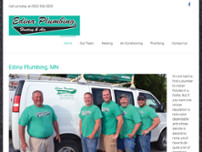 Edina Plumbing website screenshot