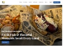 Website Screenshot Delta Fish Market Bar & Grill