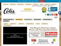 Screenshot for www.colesfineflooring.com