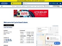 Website Screenshot Cycle Gear