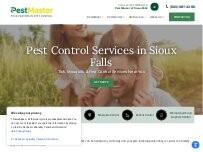 Website Screenshot Pestmaster of Sioux Falls