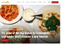 Website Screenshot Tre Scalini Italian Restaurant