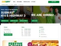Website Screenshot Subway