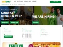 Website Screenshot Subway