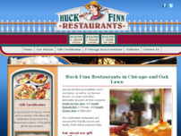 Screenshot for http://www.huckfinnrestaurant.com