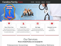 Carolina Family Care website screenshot