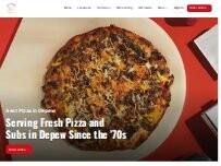 Website Screenshot Joey's Pizza Depew