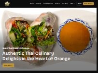Website Screenshot Royal Thai Orchid Restaurant
