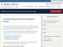 Screenshot for http://frobertallison.com/
