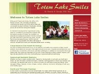 Totem Lake Smiles, Pamela N. Sursely, DDS website screenshot