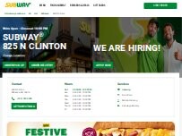 Website Screenshot Subway
