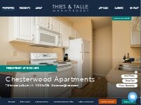 Website Screenshot Chesterwood Apartments
