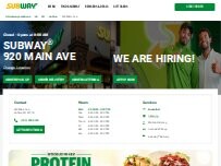 Website Screenshot Subway