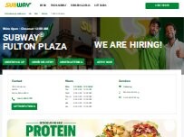 Website Screenshot Subway
