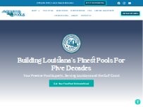Website Screenshot Aquarius Pools Inc